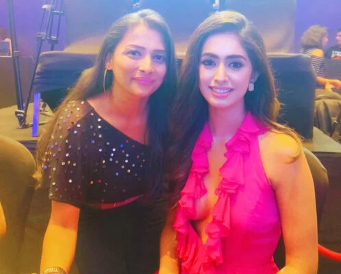 With Miss World – Sini Shetty