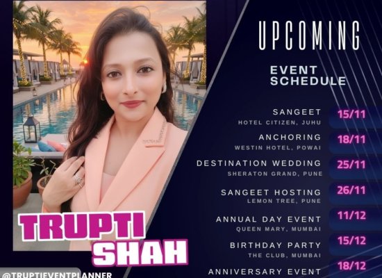 Upcoming Event Schedule